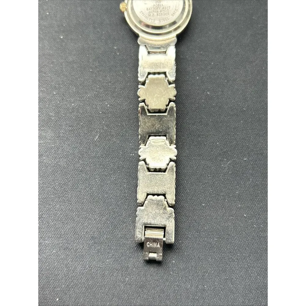 No Boundaries Red Rhinestones Silver Tone Women’s Quartz Watch